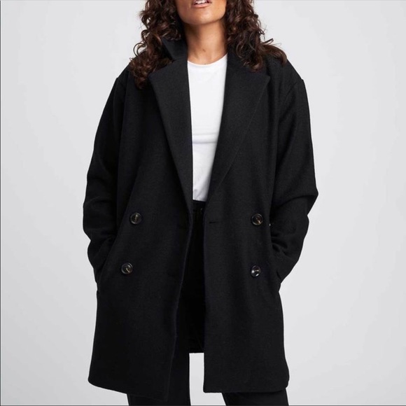 Universal Standard Jackets & Blazers - NWT UNIVERSAL STANDARD Harper Double Breasted Wool Coat Long Swingy L (22/24)